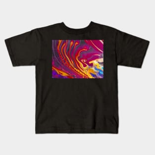Purple Fire Kids T-Shirt